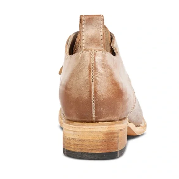 Freebird Two-Tone Brown Leather Flats MABEL size 7 - Picture 4 of 12